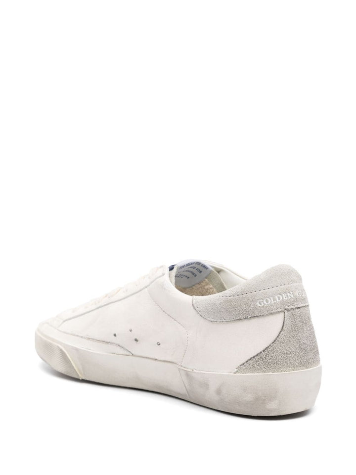White leather superstar sneakers