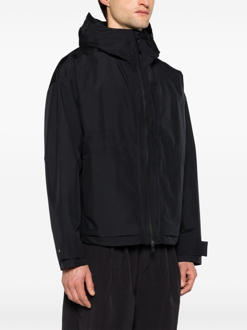 Black waterproof jacket