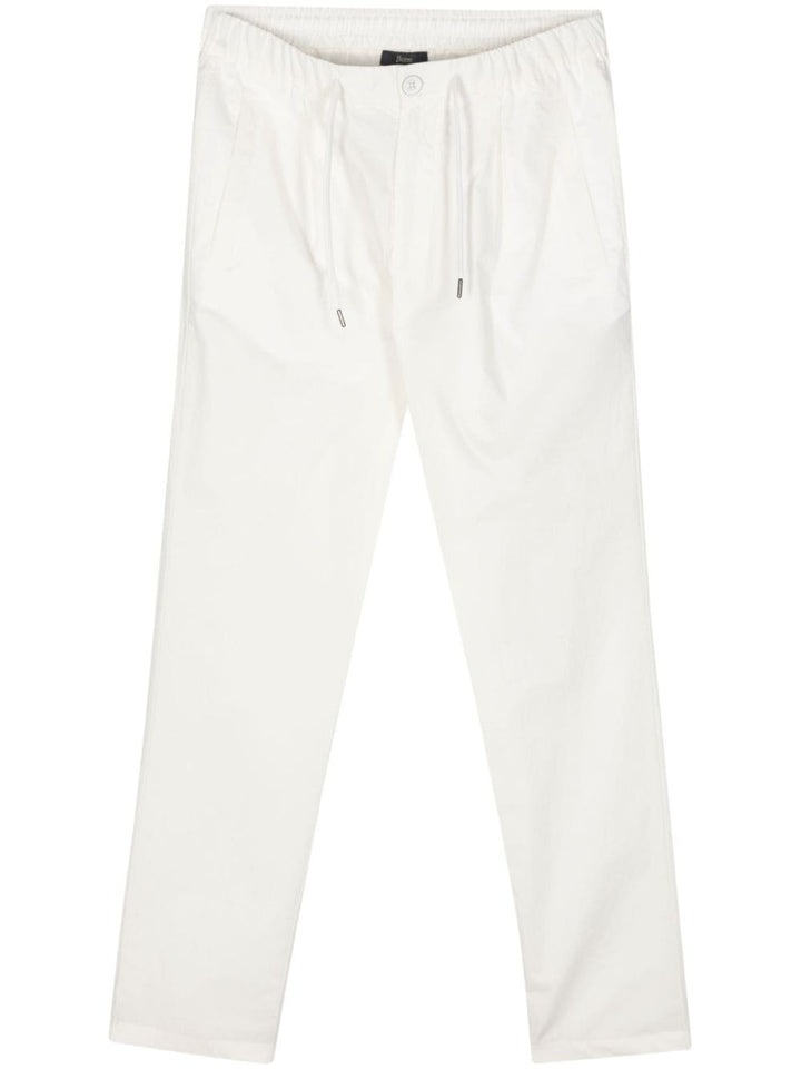 Pantalon blanc avec cordon de serrage