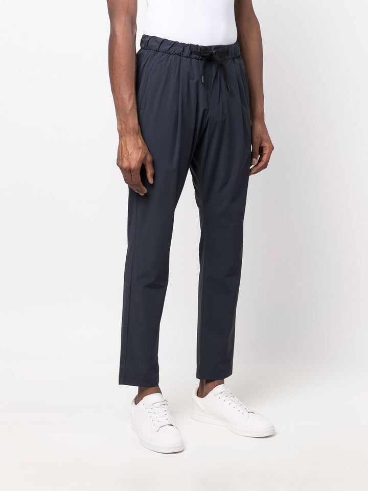 Blue drawstring trousers