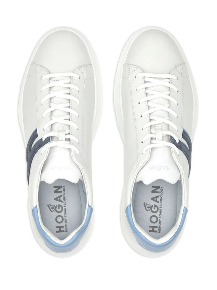 Sneaker H580 en cuir blanc
