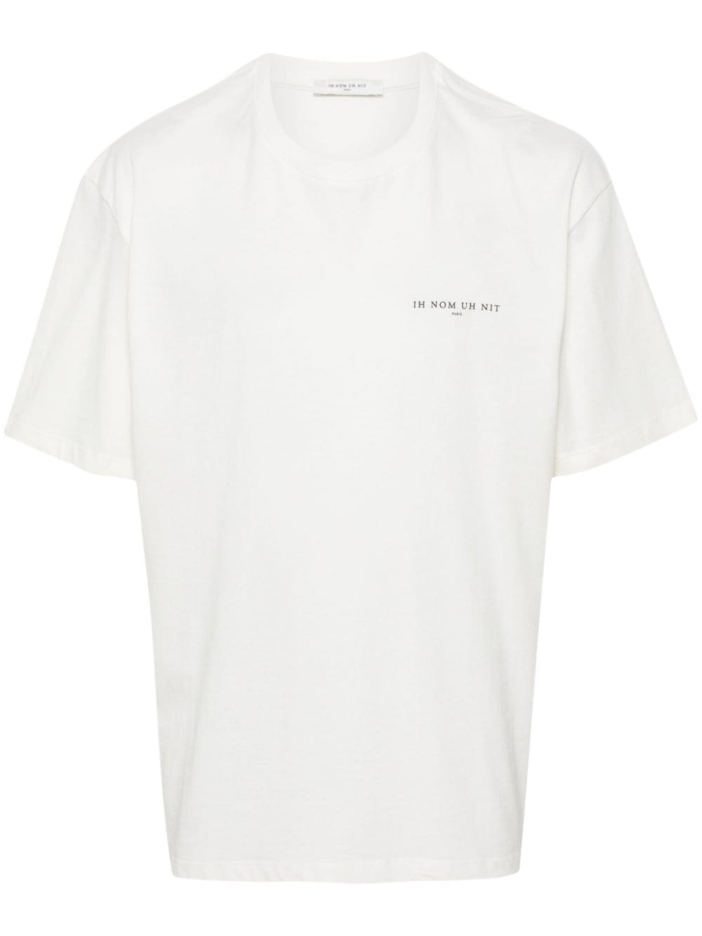 White T-shirt with logo writing