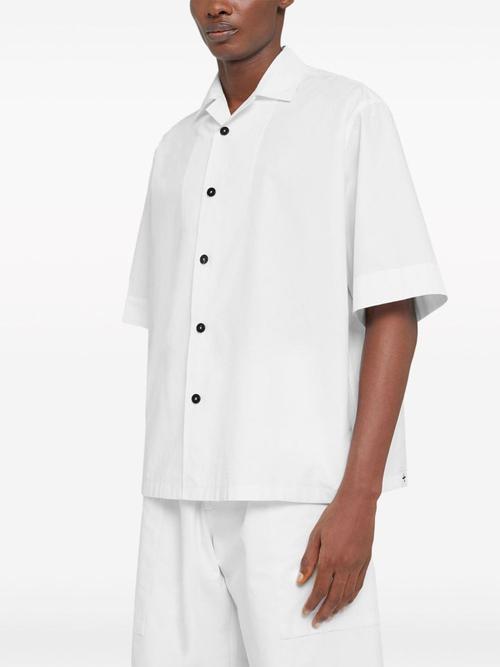 Chemise blanche à manches courtes