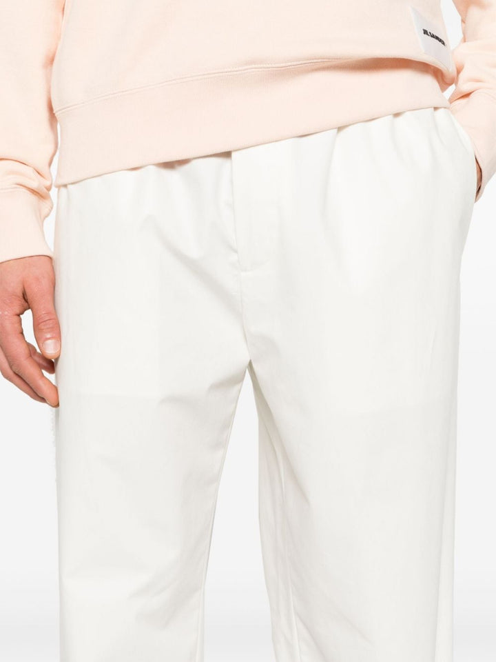 White cotton trousers