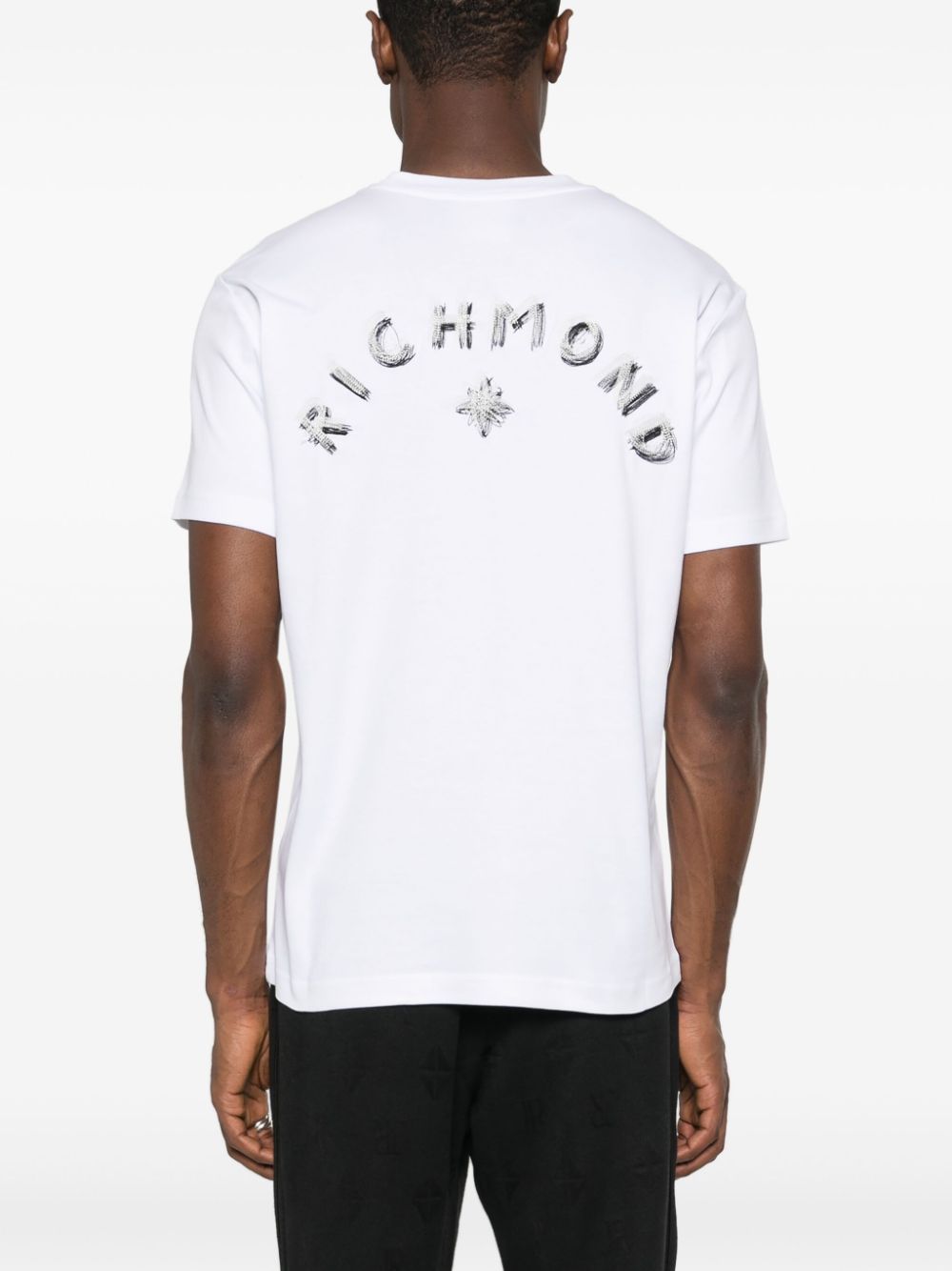 White graphite logo t-shirt