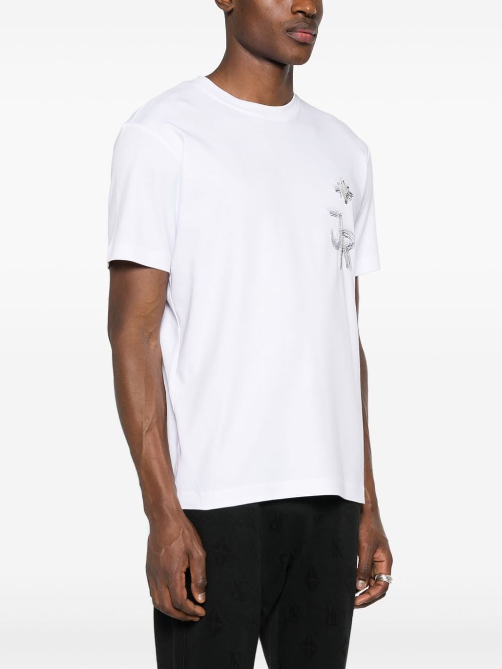 White graphite logo t-shirt