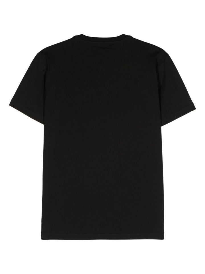 T-shirt noir à logo