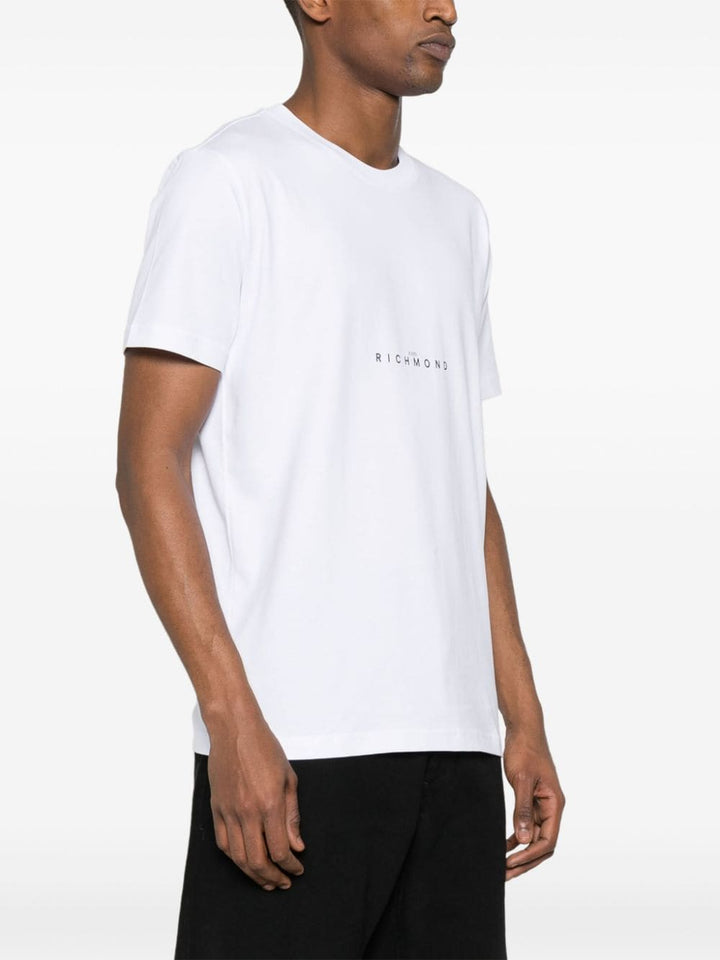 T-shirt bianca logotype