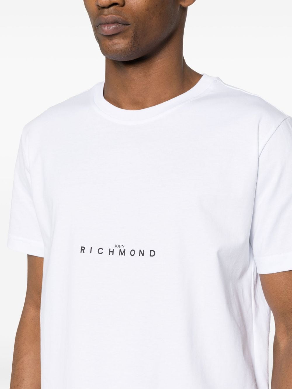 T-shirt blanc à logo