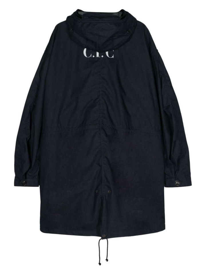 Blue raincoat for CP Company