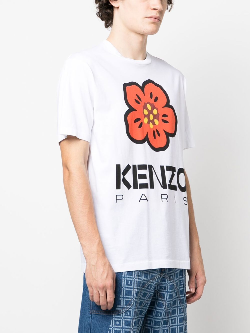 T-shirt boke flower bianca