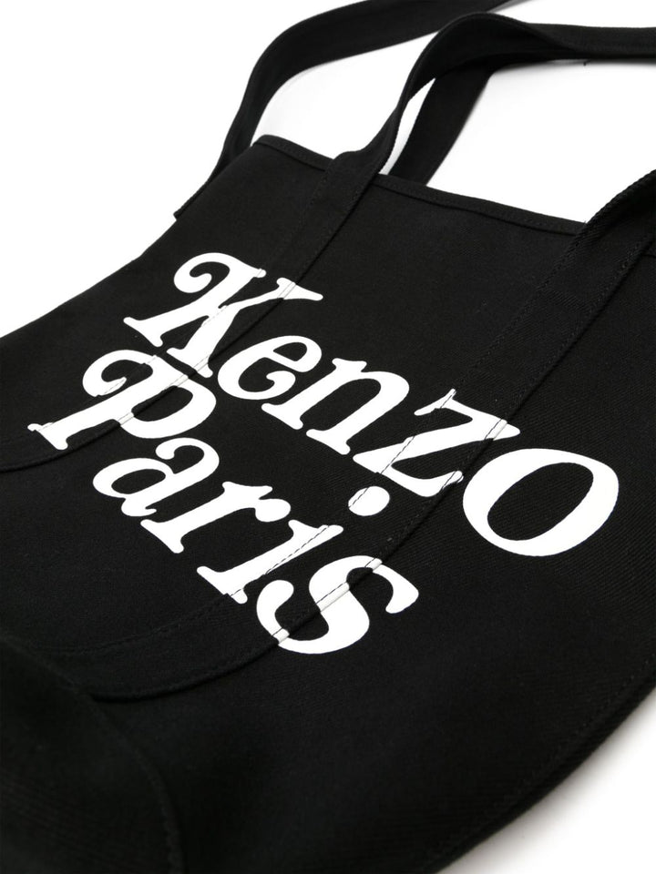 Black canvas bag