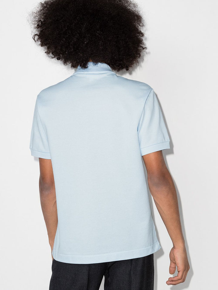 Regular fit light blue polo shirt