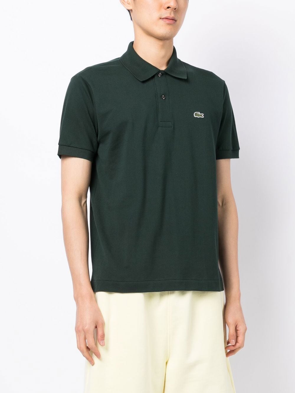 Polo verde scuro regular fit