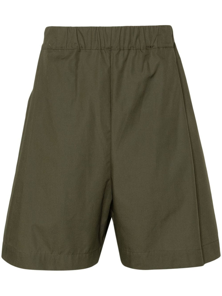 Military green shorts