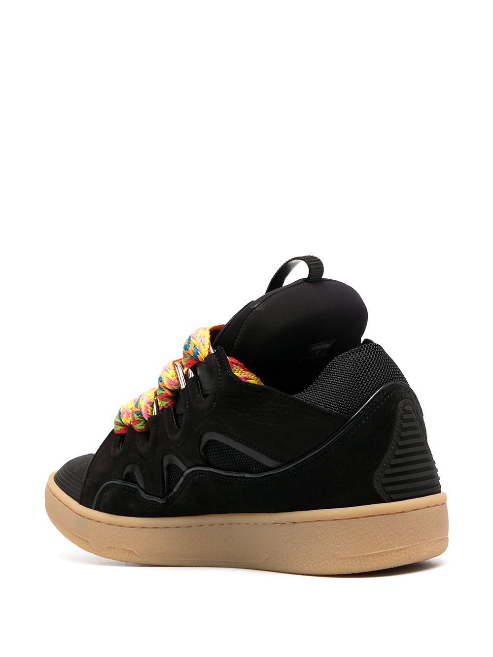 Black curb sneaker