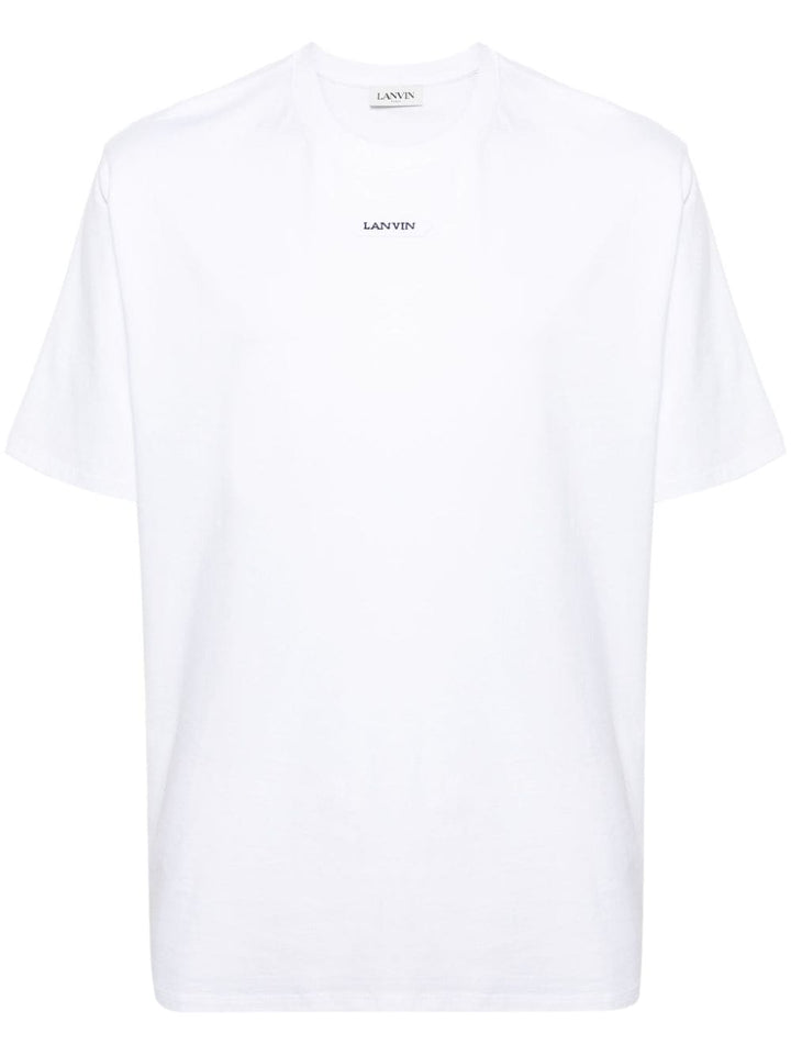 T-shirt bianca logotype regular