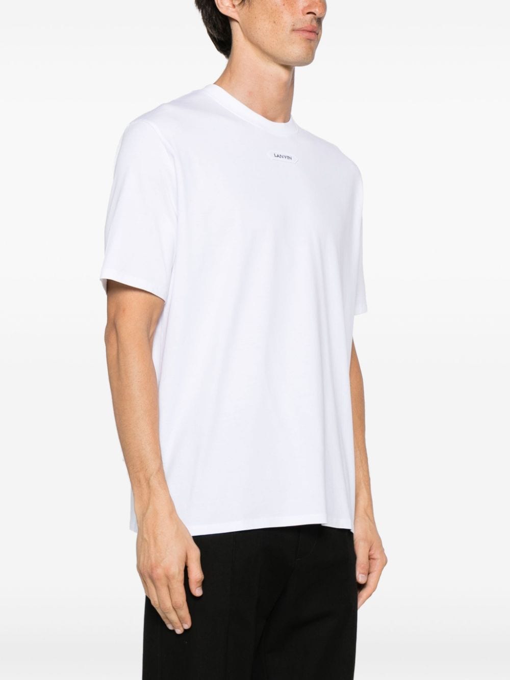 T-shirt bianca logotype regular