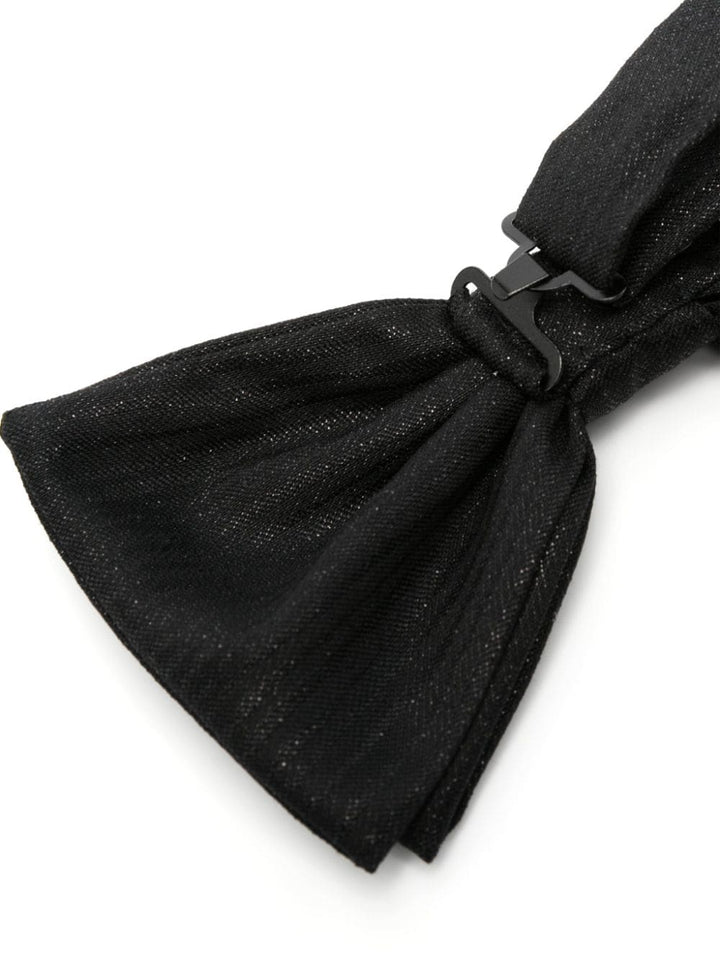 Black glitter bow tie