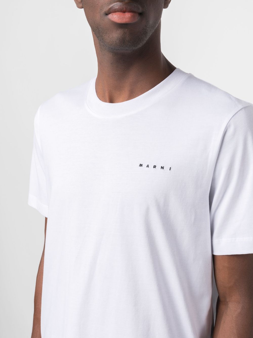 T-shirt blanc à logo