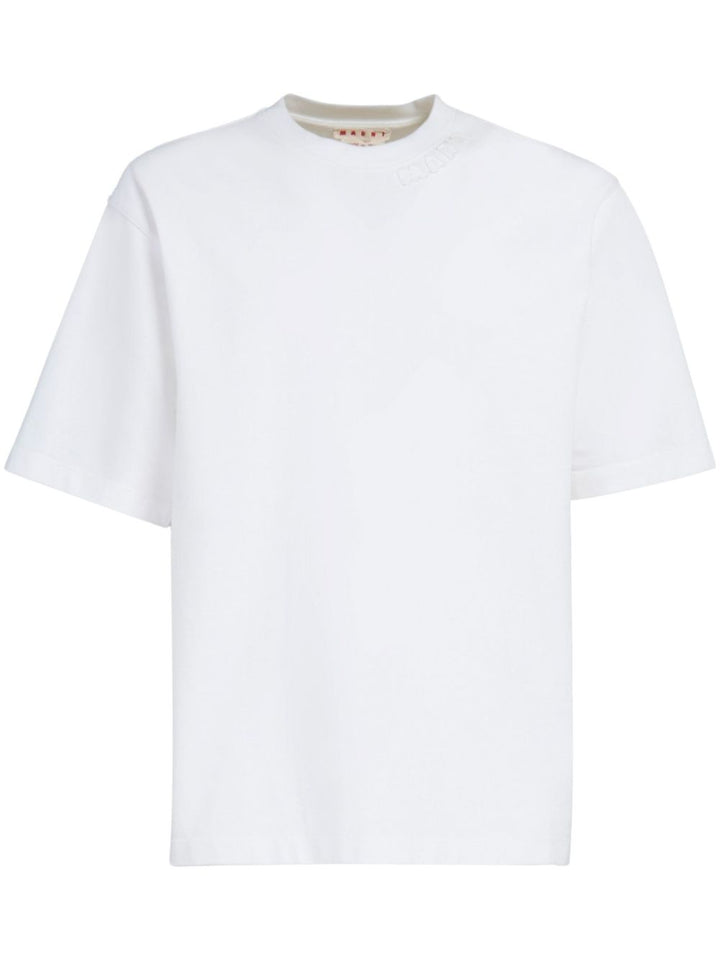 T-shirt blanc avec application