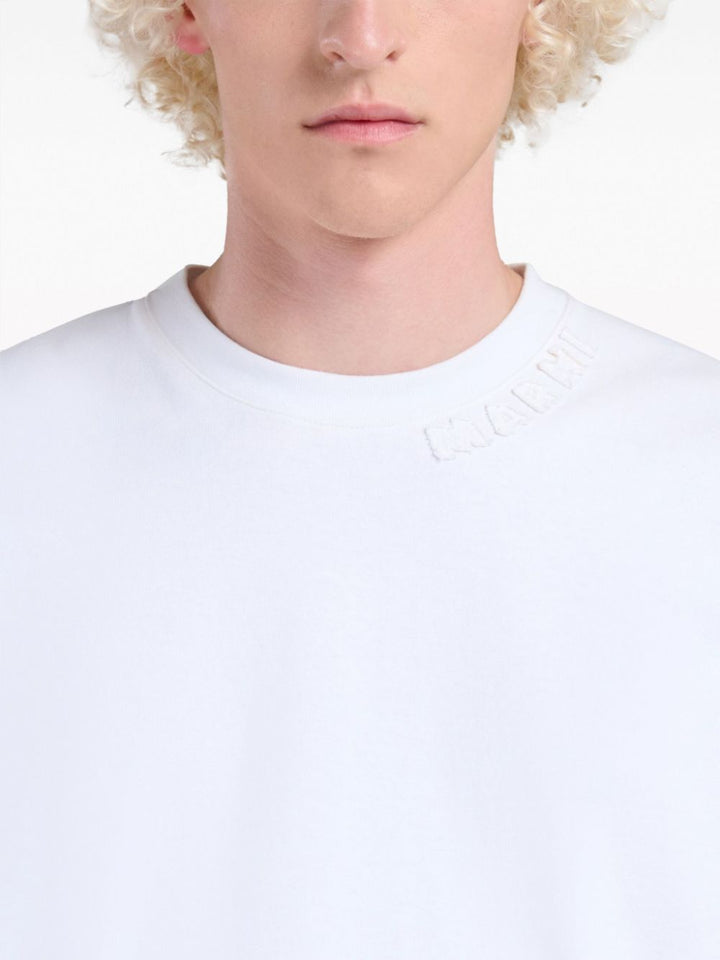 T-shirt blanc avec application