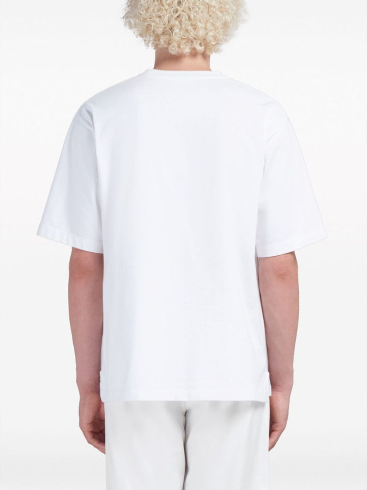 T-shirt bianca con applicazione