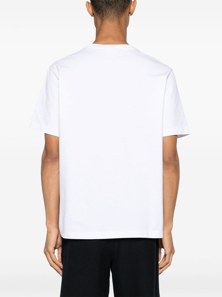 White handwriting t-shirt