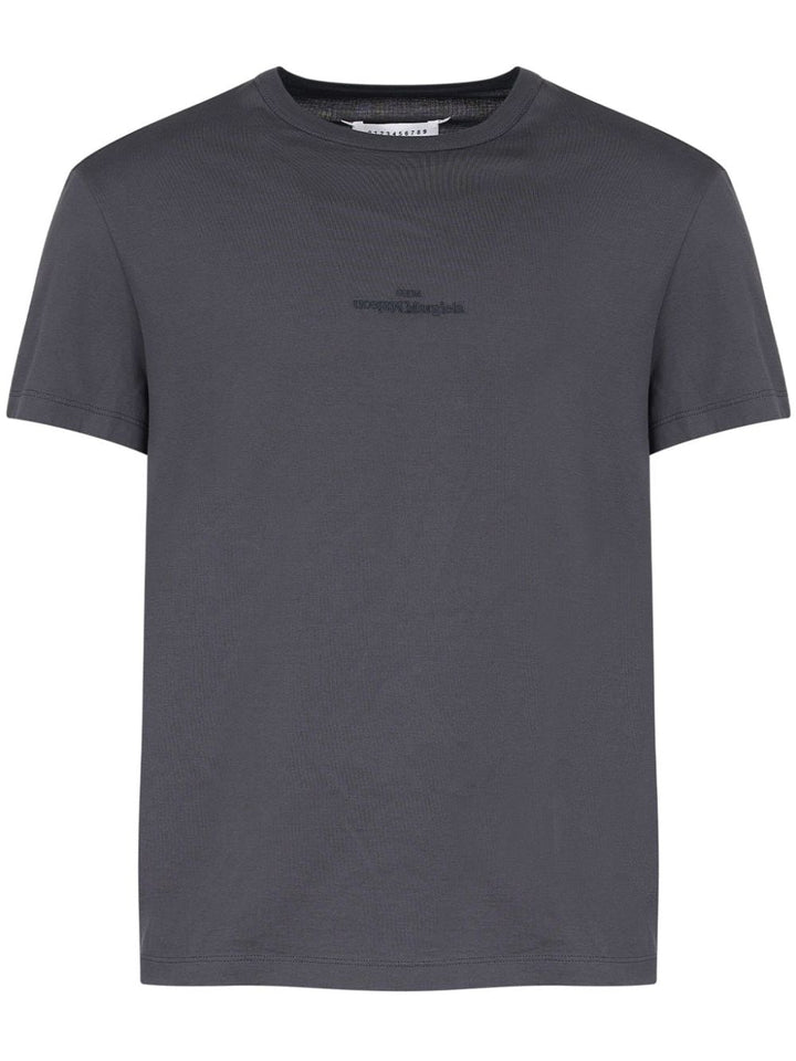 T-shirt gris logotypé