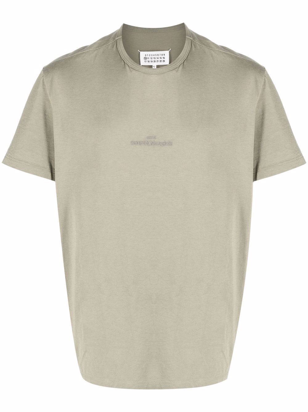 Sage green logotype t-shirt