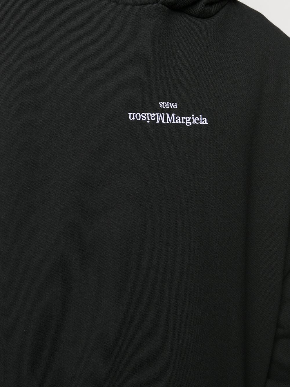 Black upsidedown logo sweatshirt