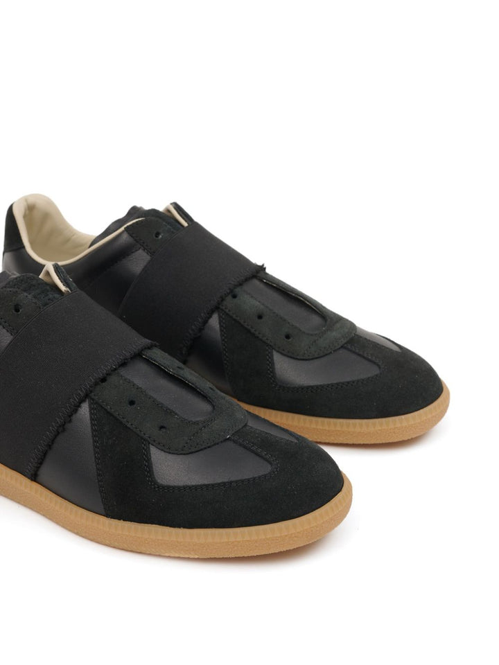 Black Replica sneaker with elastic