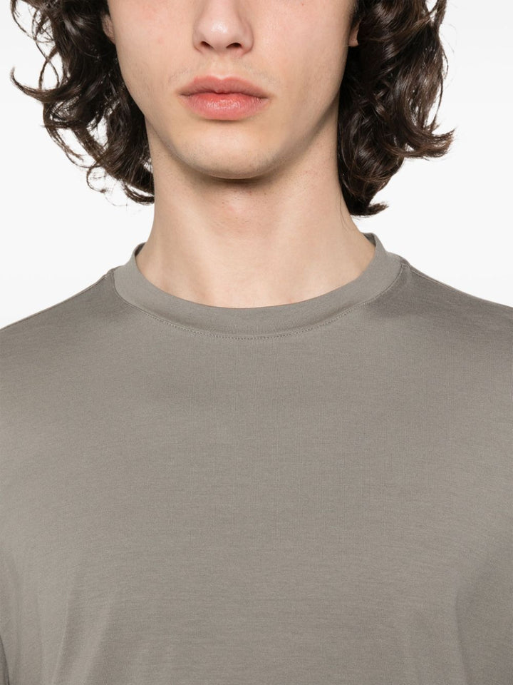 T-shirt basique gris tourterelle
