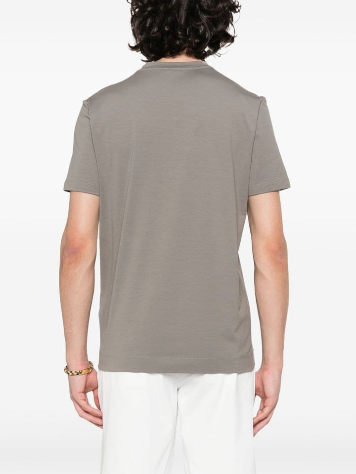 T-shirt basique gris tourterelle