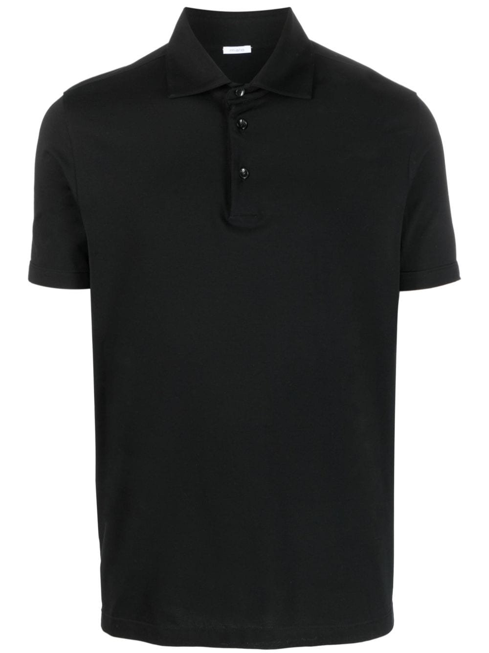 Black polo shirt