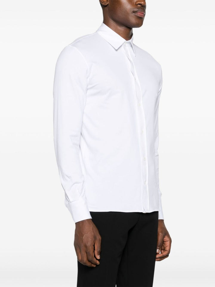 White stretch shirt