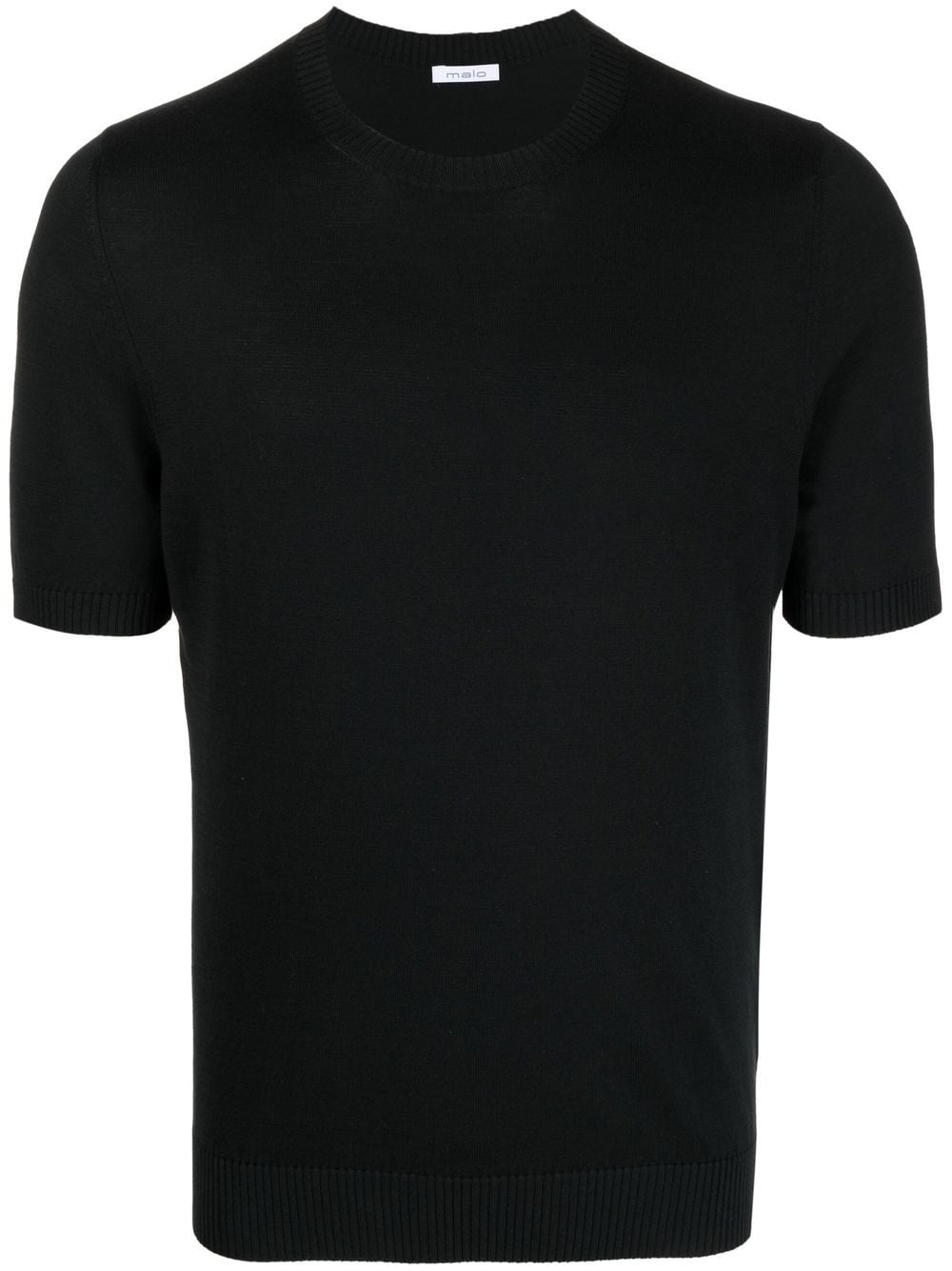 t-shirt in maglia nera
