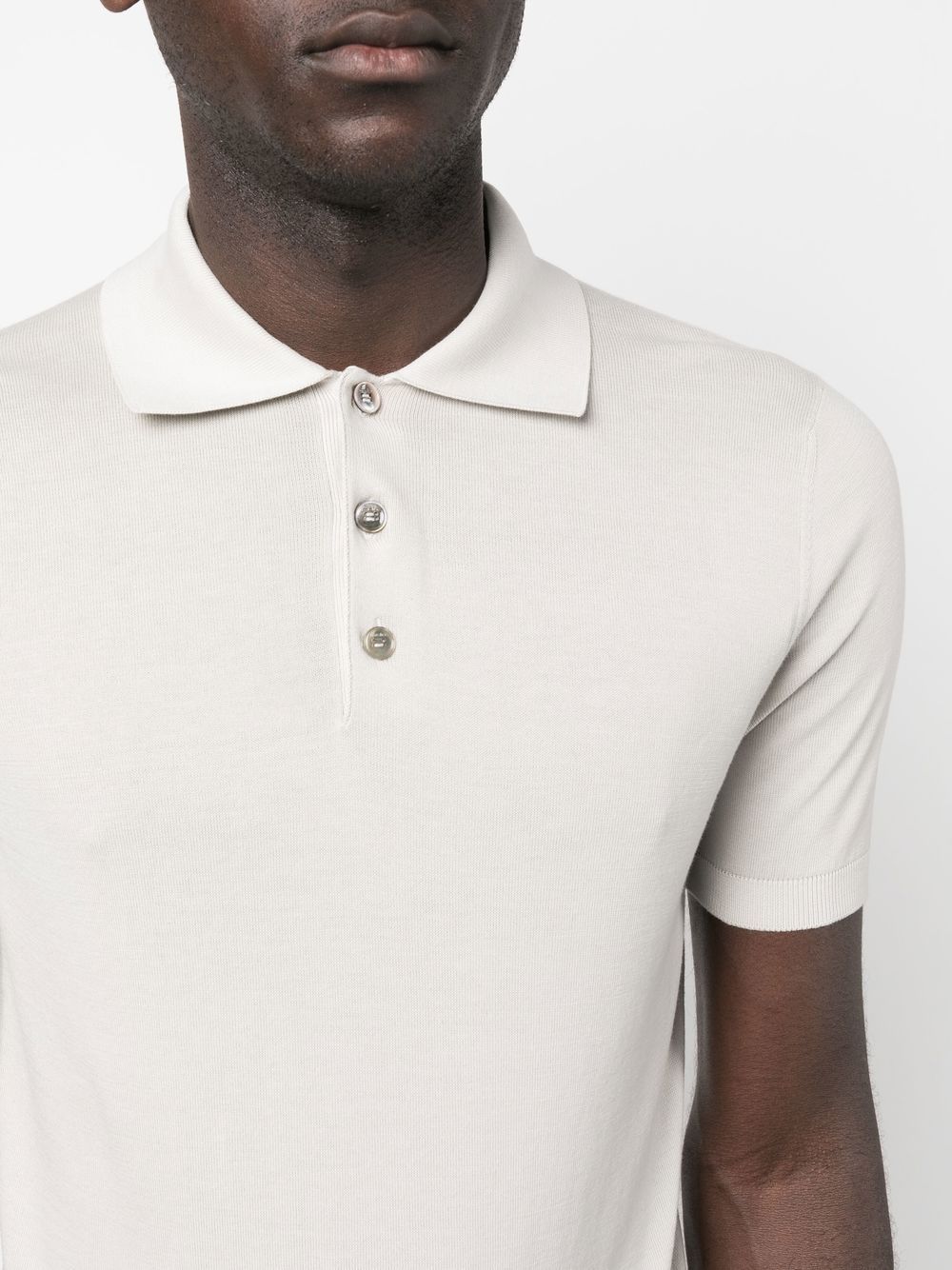 Classic gray polo shirt