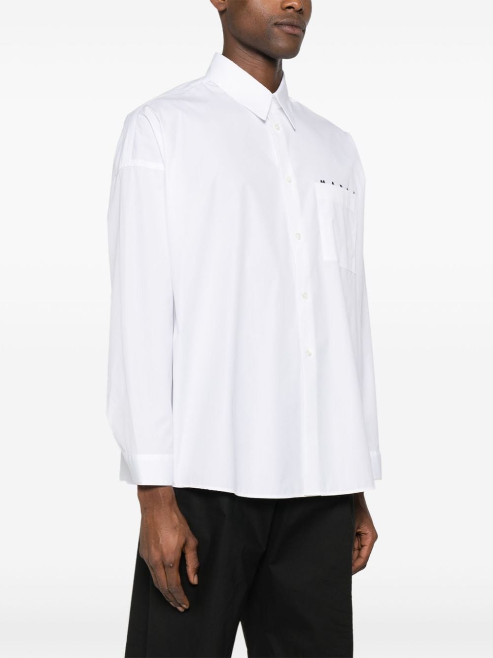 Chemise blanche avec logo