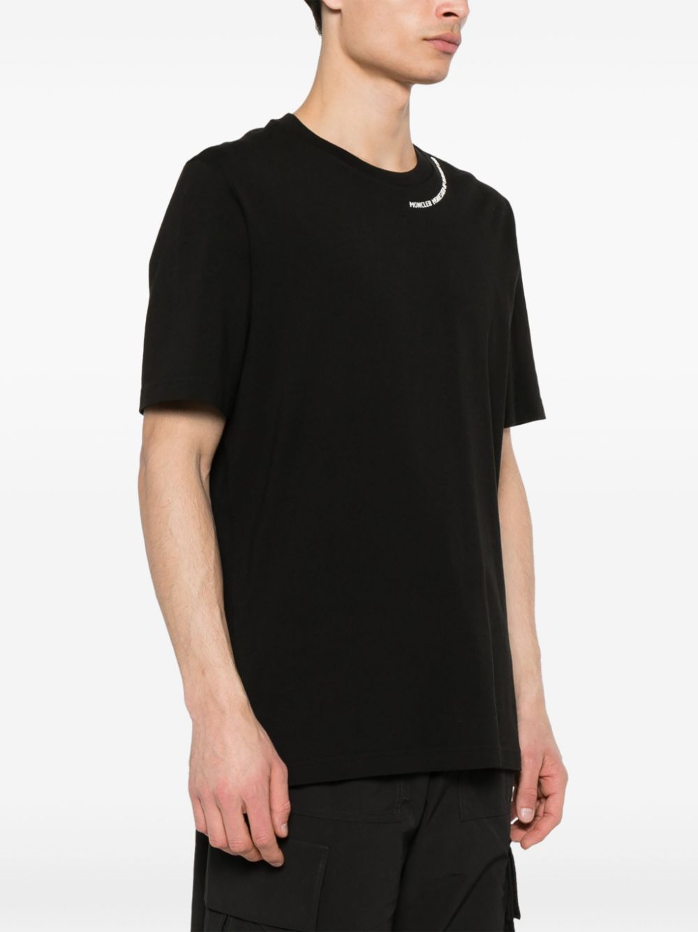 Black t-shirt with logo