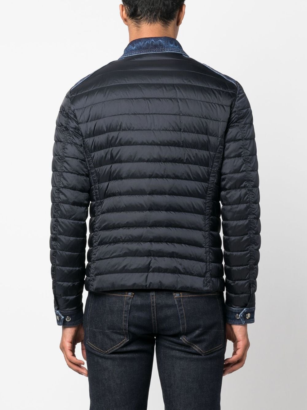 Quilted Crespi down jacket