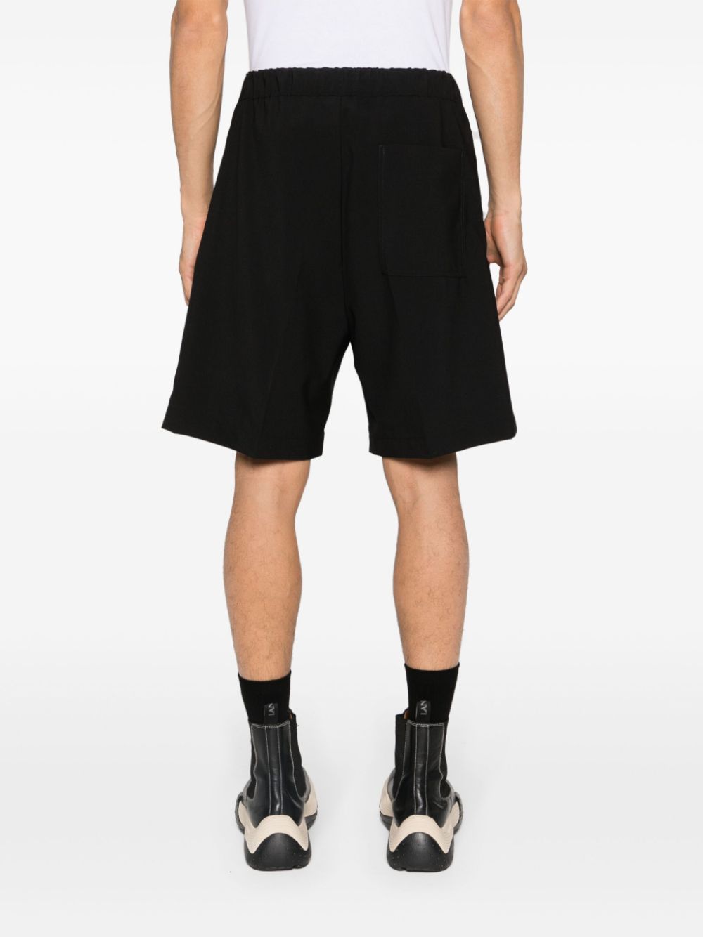 Black Bermuda shorts