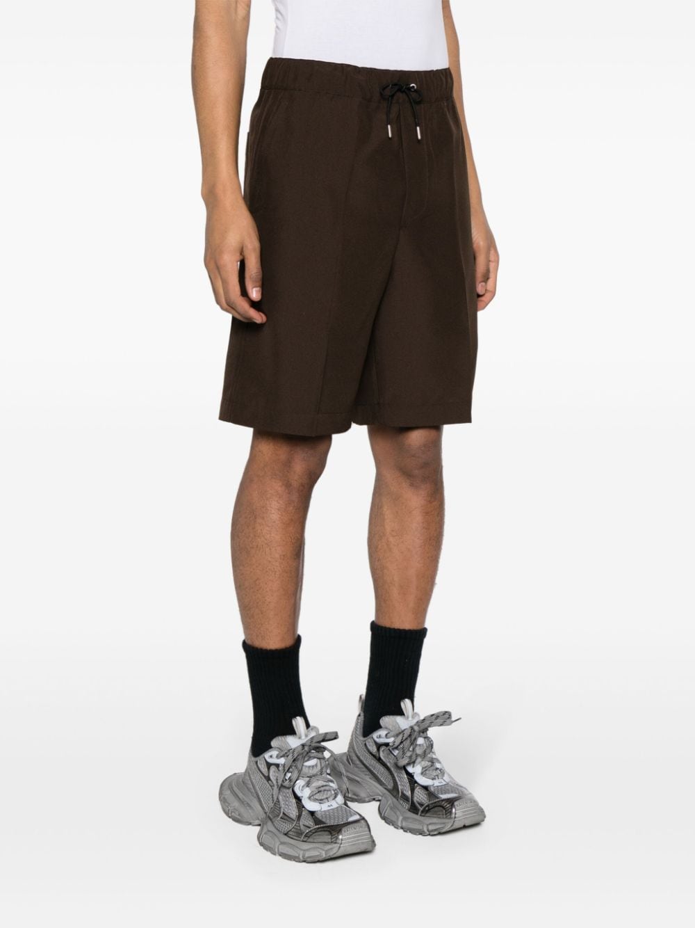 Brown Bermuda shorts