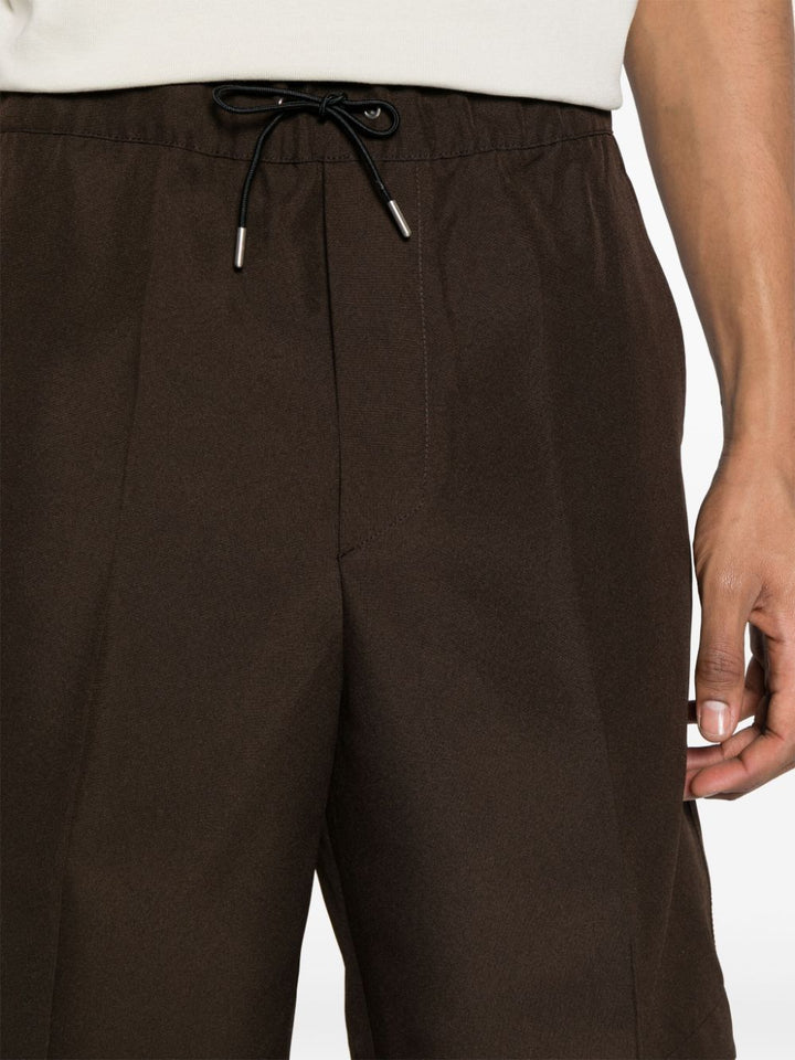 Brown Bermuda shorts