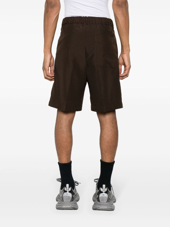 Brown Bermuda shorts