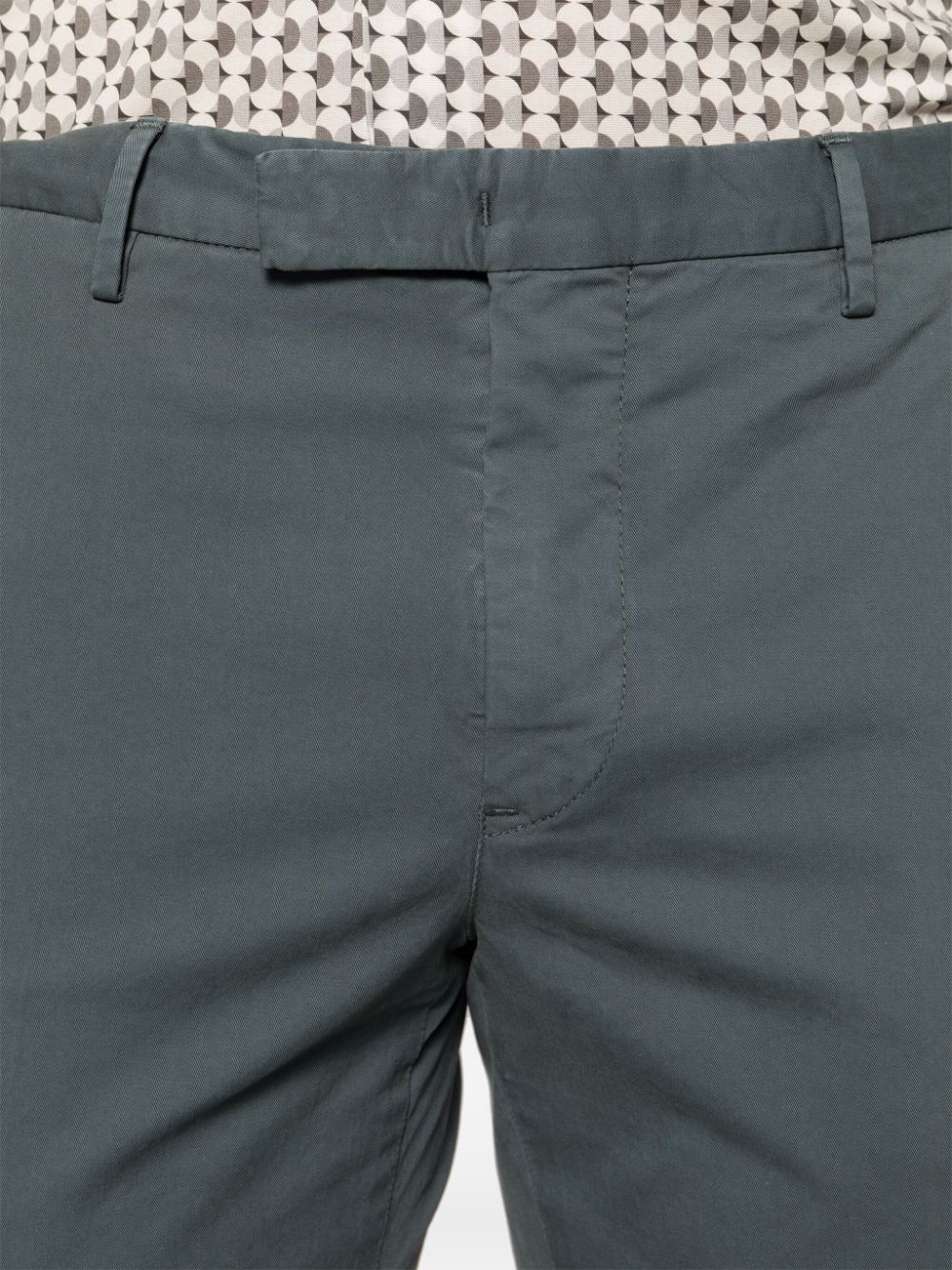 Pantalone grigio in cotone slim-cut