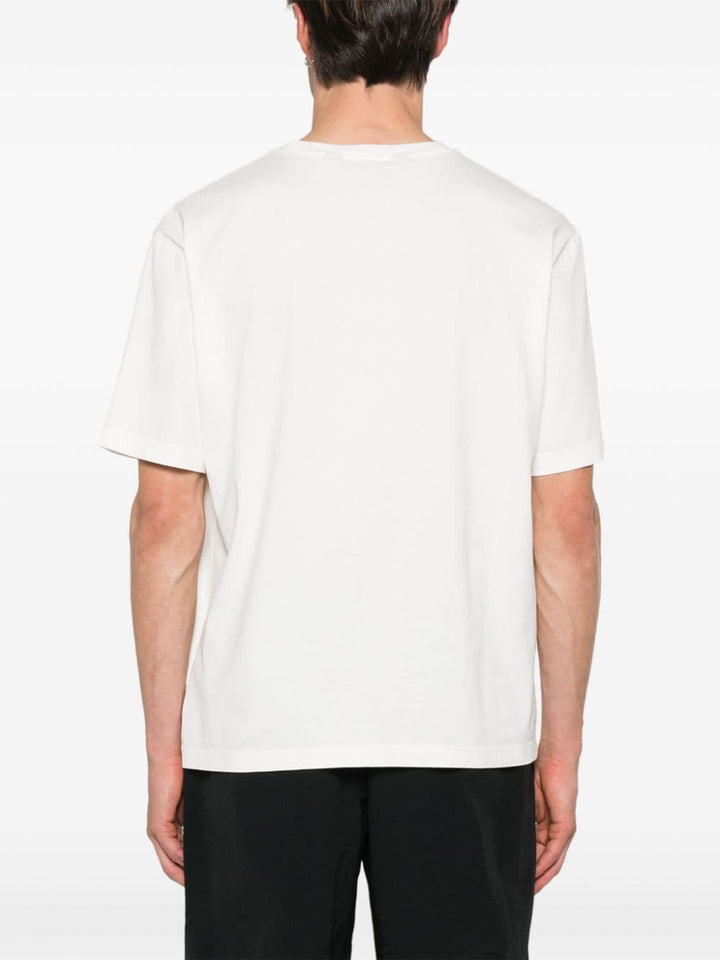 T-shirt blanc à logo classique