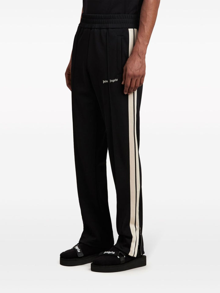 Black classic logo track trousers