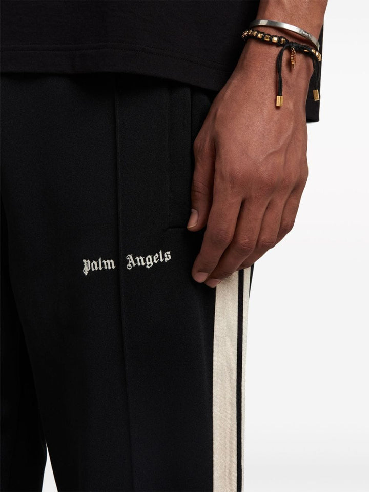 Black classic logo track trousers