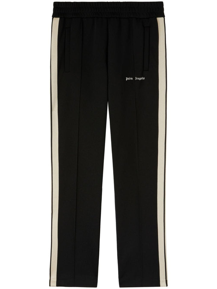 Black classic logo track trousers